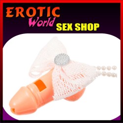 Silbato con forma de pene