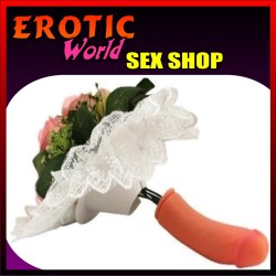 Ramo de flores para boda, con base en forma de pene